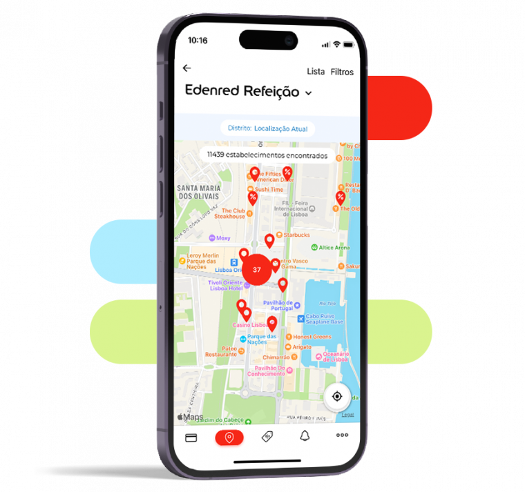 Estabelecimentos App MyEdenred